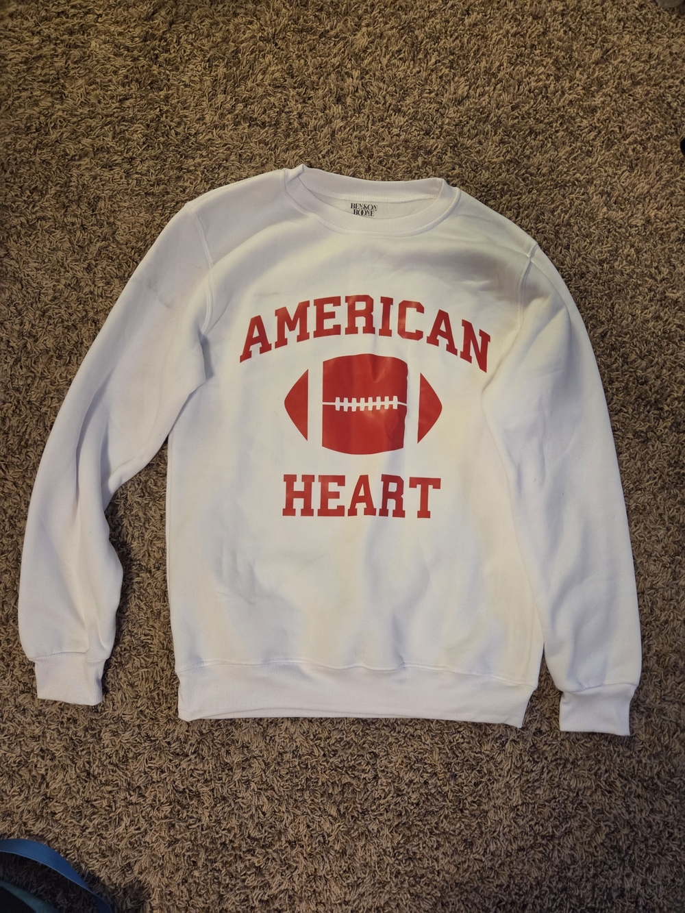 Benson Boone American Heart Sweater